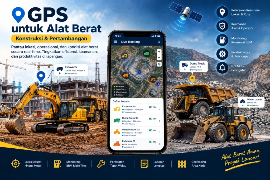 jual gps jogja untuk alat berat